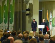 Prezidentė linki olimpiečiams garbingai atstovauti Lietuvai